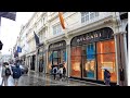 🇬🇧🌧☔️⛈️🌧 LONDON RAIN WALK, INDULGE IN MAYFAIR&#39;S LUXURY WINDOW SHOPPING, DISCOVERING LUXURY BRANDS