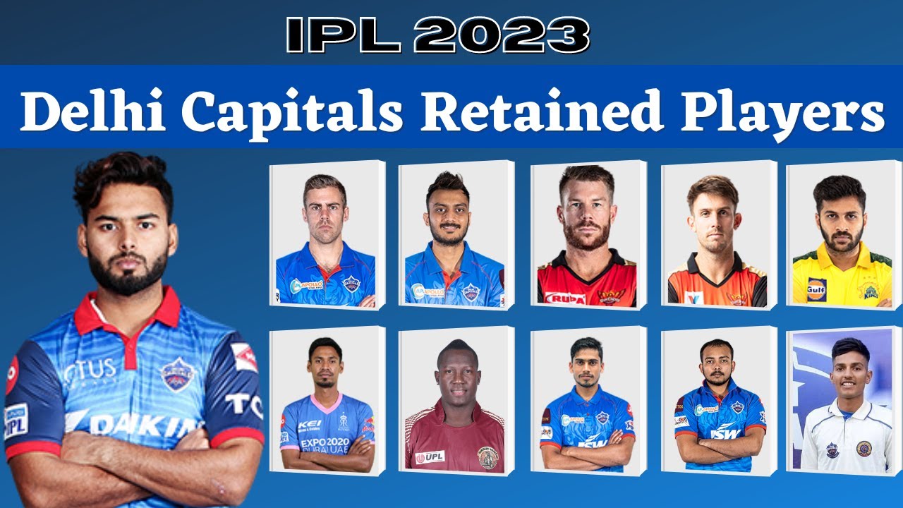 Delhi Capitals Retained Players For IPL 2023 Delhi Capitals Retained