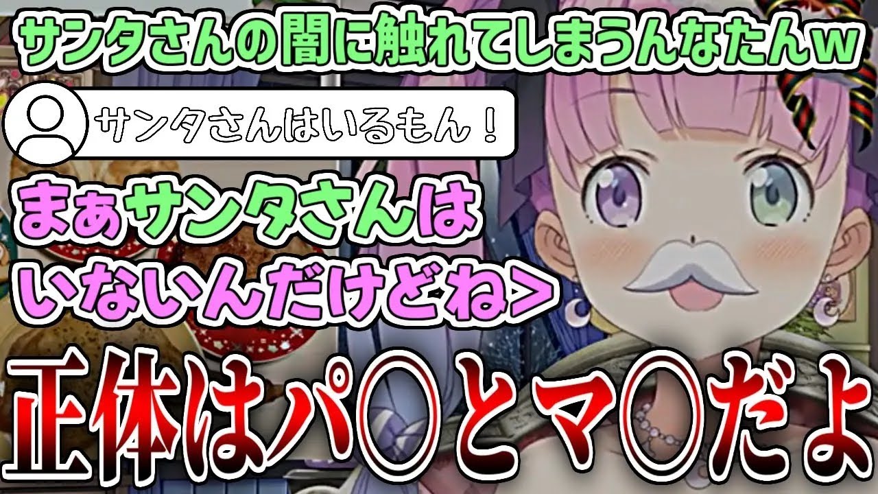 サンタたんの闇にサラッと触れてしまうんなたんw【姫森ルーナ/ホロライブ切り抜き】