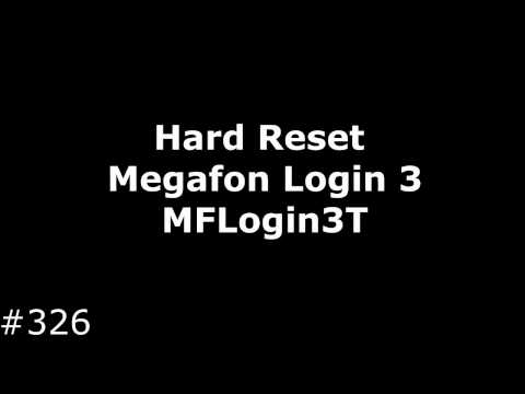 Hard Reset Megafon Login 3 MFLogin3T