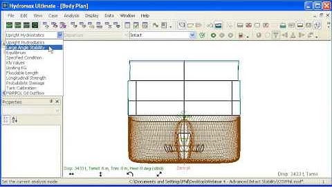 MAXSURF Stability - Reporting