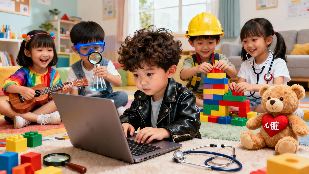 五個天才崽崽黑進首富公司逼爸比現身！看到翻版自己傻眼追問媽咪