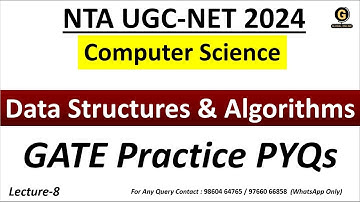 Data Structures Full Syllabus MCQs for June 2024 | UGC NET Computer Science Preparation | CS PYQ