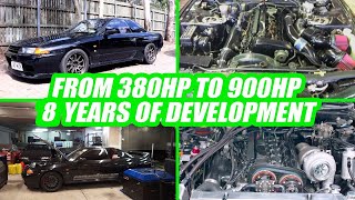 GT-R From Low Mounts 380hp to Single and 900hp - Motive Garage R32 GT-R  Summary