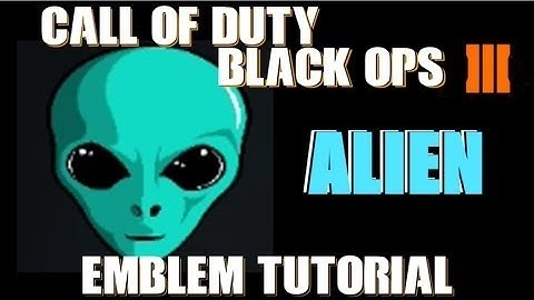 Black ops 3 easy 10 step alien emblem