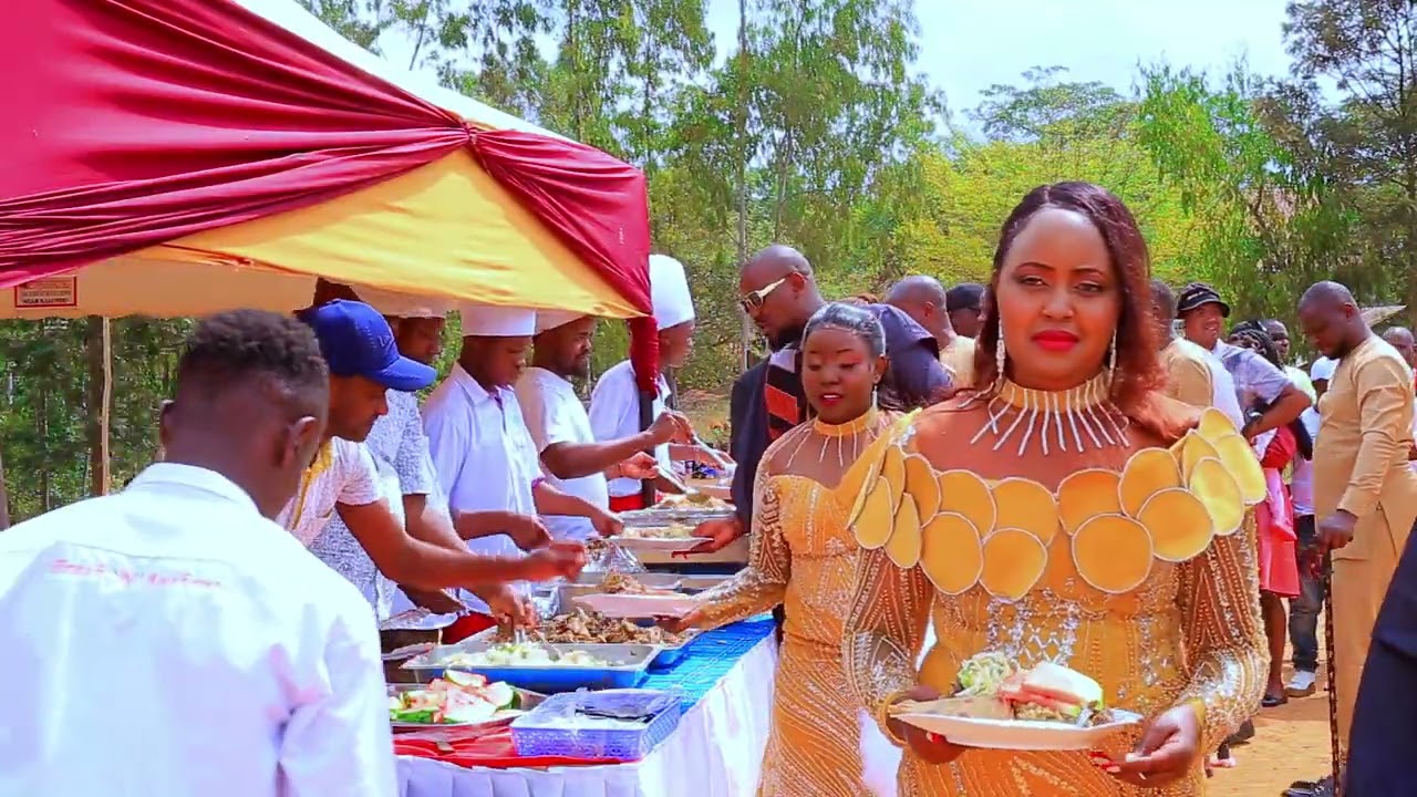 SIMON AND CARO DOWRY CEREMONY AT MUKUYUNI GUEST ARTIST KEN WA MARIA @kenwamaria 