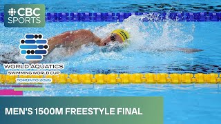 GOING THE DISTANCE in men's 1500m freestyle final at swimming World Cup stop in Toronto | #CBCSports