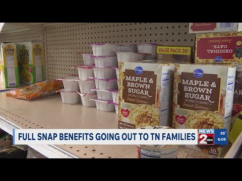 Full SNAP benefits to be distributed to TN families