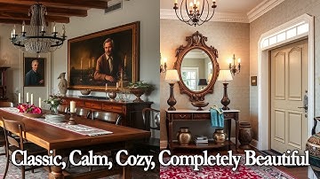 A Calm Home of Vintage Furniture With Artistic Layers For Cozy Living  (Cinematic Interior Tour)