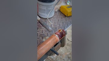 Soldering a 1” Copper Female Adapter #shorts