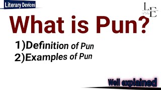 Pun|Definition |Examples|LiteraryDevices|Concept||Hindi &amp;Urdu #literaryterms