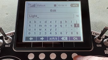 Jeti - making switches to operate devices e.g. lights