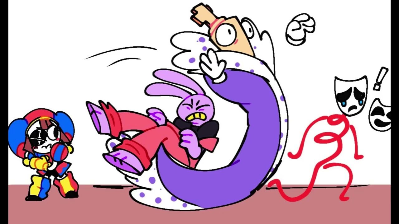 Recopilatorio De Pomni x Jax (+ Versiones Malvadas)