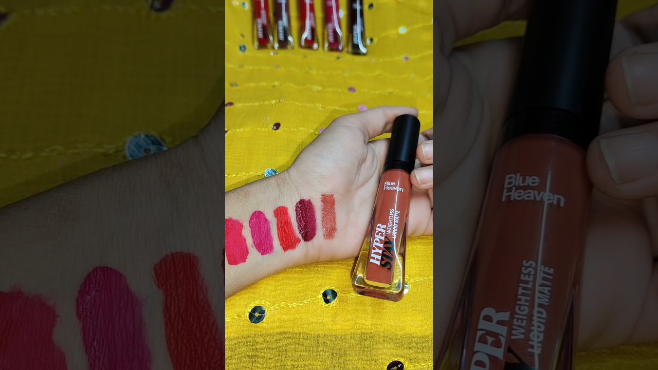 ✨Blue heaven hyperstay liquid matte lipstick ✨#affordable