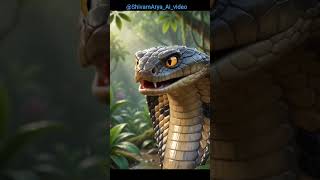 सांप और मोर की रोमांचक कहानी 🐍🦚#peacock #snacks #peacock vs snack #Ai animation #viral shorts
