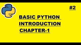 BASIC PYTHON INTRODUCTION FOR BEGINNER | BY  TECH ERROR #CHAPTER001