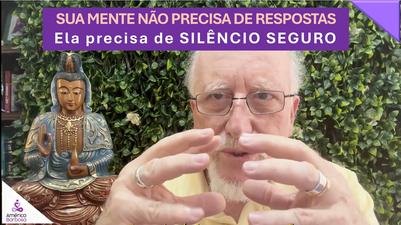 Sua mente não precisa de respostas   Ela precisa de SILÊNCIO SEGURO