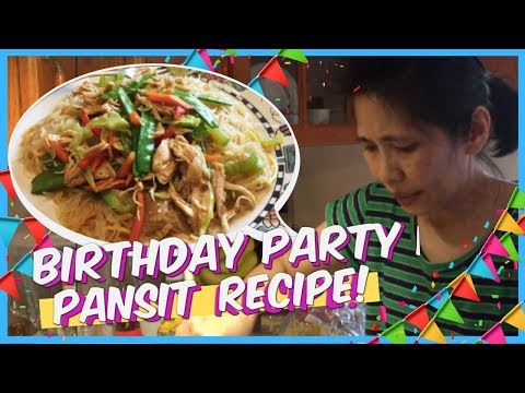 easy-birthday-party-pansit-recipe!-pancit-bihon-recipe-filipino-style!