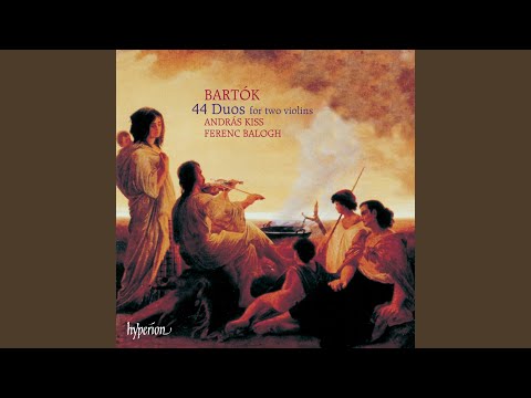 Bartók: 44 Duos for 2 Violins, Sz. 98: No. 7, Walachian Song. Allegro moderato
