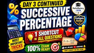 Stop Making Successive Percentage Mistakes! Learn the Fastest Shortcut for Competitive Exams