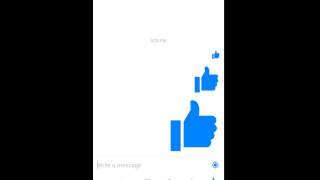 How to get big like in Facebook messenger? screenshot 3