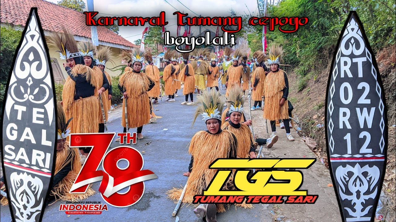 Karnaval desa Tumang Cepogo-Boyolali peserta no urut 8 tumang kulon 02-12