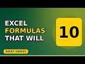10 Excel Formulas That Will Change Your Life (2026)