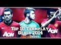 MANCHESTER UNITED TOP 10 TEAMPLAY GOALS 2013 14 HD