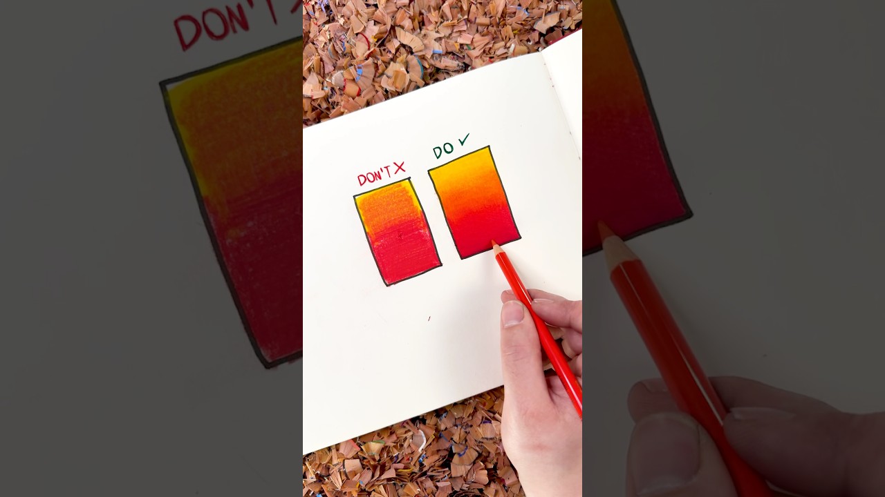 How to ACTUALLY blend pencils? | Kauczuk