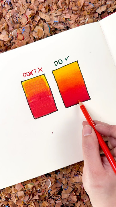How to ACTUALLY blend pencils? | Kauczuk