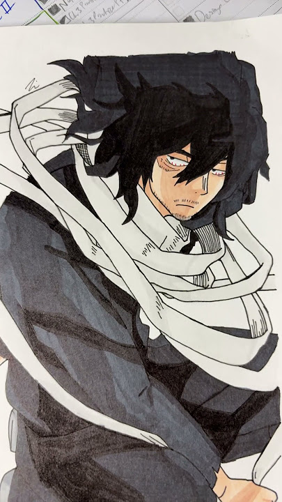 Ozawa drawing (Pinterest Reference: https://pin.it/4FQe63VzB) #mha #bnha #anime #art #animeart