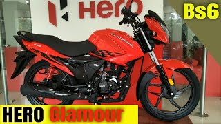 2020 Hero Glamour 125cc Bs6 i3s ibs Xsence Program Fi Autosail Technology