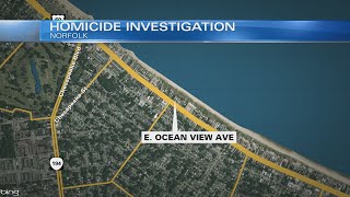 Man pronounced dead on E. Ocean View in Norfolk, homicide investigation underway