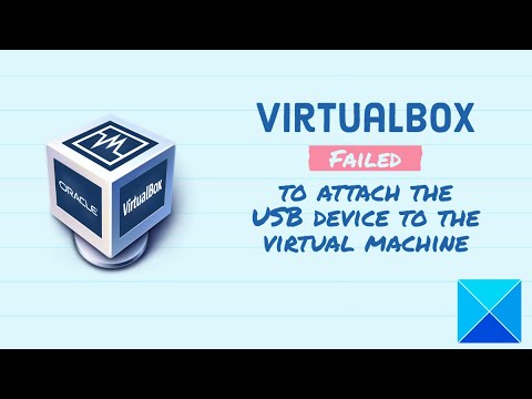 brutalt væske Effektiv VirtualBox Failed to attach the USB device to the virtual machine - YouTube