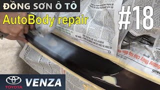 Cách Đồng sơn ô tô - Sơn dặm TOYOTA Venza - 4U3 Sunset bronze - Car painting process