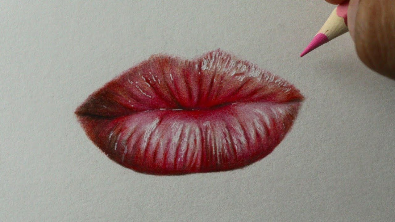 Como desenhar uma Boca realista PASSO A PASSO narrado