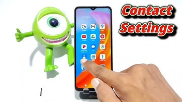 How To Show Sim Contact in Redmi A1 Plus, Redmi A1 Plus SIM Card Contact Setting, contact settings