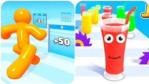 Juice Run vs Tall Man Run3d New Levels Big New Update Max Walkthrough Android iOS Gameplay level1283