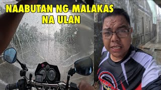 Napa garage ng wala sa oras dahil sa lakas ng ulan