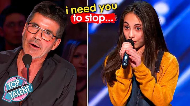 She’s 12. Simon STOPS Her. What She Sings Next Left Him in AWE! 😳