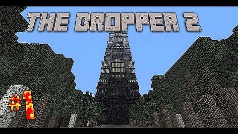 Minecraft adven-puzzle map: The Dropper 2: Newton VS Darwin part 1