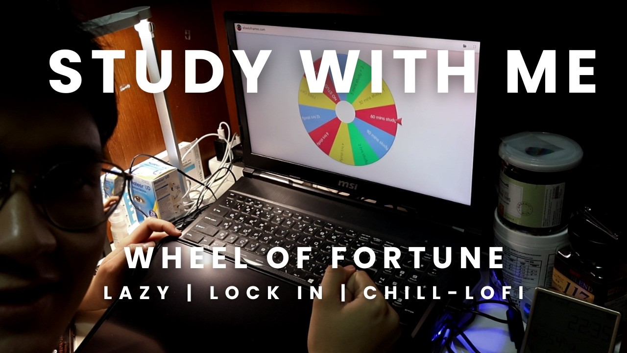 If It Lands on 2 HOURS… I can’t stop 🎡 | STUDY WITH ME, CHILL-LOFI, NO TALKING