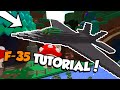 How to make a F-35 Fighter Jet in Build a Boat for Treasure!