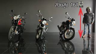 ส่วนสูง กับ Royal Enfield Intercepter Continental GT Himalayan