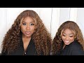😍 THESE CURLS ARE EVERYTHINGG| Honey Blonde Deepwave Wig| Cynosure Hair