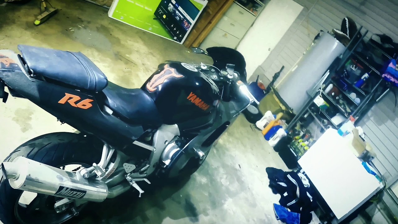 Wrecked R6 R6 wreck then fix with a little interruption - YouTube