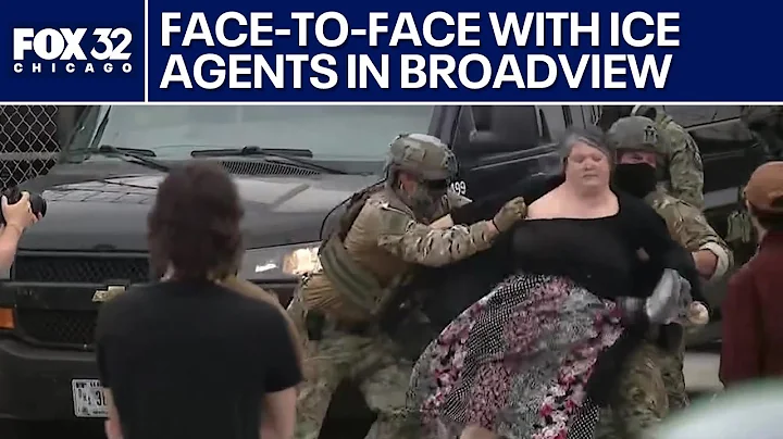 WATCH: ICE protest turns confrontational outside suburban Chicago facility