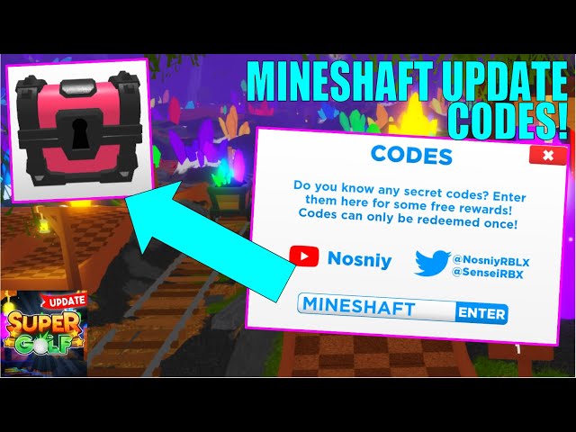 Nosniy ‌‌ on X: The NEW Super Golf update is out! Check out the new  Mineshaft map, and more! 💎 Use code MINESHAFT for a free Hat Chest! Play  now!   /