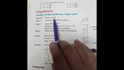 Class 3 Maths Unit 6 Exercise 6.4 (Long Division) Video 1