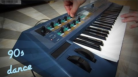 YAMAHA AN1x Synthesizer sound design tutorial - 90s dance music synth chords
